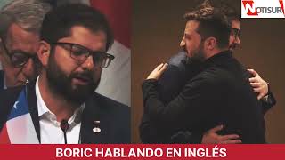 Boric hablando en ingles [upl. by Mikol]