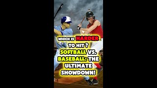 Which is Harder to Hit Softball vs Baseball The Ultimate Showdown [upl. by Goeselt]