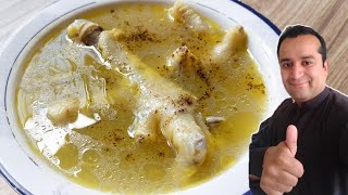 murgi ke panje ki yakhni l chicken feet recipe l chicken yakhni recipe [upl. by Sheree]