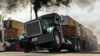 Great Lakes Big Rig Challenge 2022 Loaded Semi Drag Racing Insanity Onaway Speedway [upl. by Sharon]