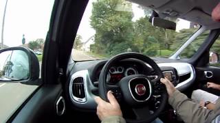 Fiat 500L Pop Star 13 MultiJet Diesel 85pk Test Drive  Part 1 with onboard cam [upl. by Terrell687]