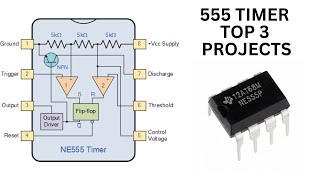 TOP 3 Projects by 555 Timer IC [upl. by Glanti]