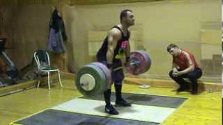 Weightlifting Vasiliy Polovnikov amp Vladimir Safonov 220kg x 2 pause 3sec 2014 [upl. by Asiuol]