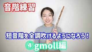 【短音階】スケールとアルペジオ④gmoll [upl. by Oigres]