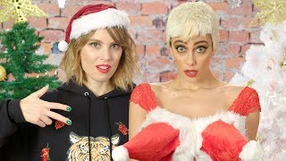 Taylor Swift vs Katy Perry  A Christmas Special The Key of Awesome 129 [upl. by Anastice124]