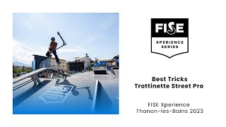 Best Tricks Trottinette Street Pro  FISE Xperience ThononlesBains 2023 [upl. by Aira]