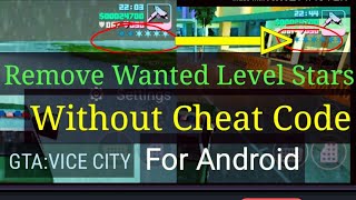 How to Remove Wanted Level Stars without Cheat code in Gta Vice City [upl. by Dorice988]