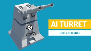 Creating a Basic Turret AI for Unity 3D  C Beginner guide [upl. by Taryne43]