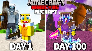 I SURVIVED 100 DAYS IN HARDCORE RLCRAFT v293 [upl. by Annah483]