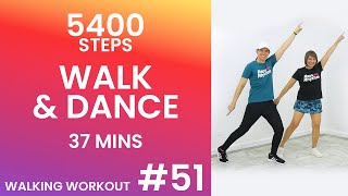 SUPER FUN DANCE CARDIO with MOM • 5400 Steps • 128160 BPM • Walking Workout 51 • Keoni Tamayo [upl. by Athelstan]