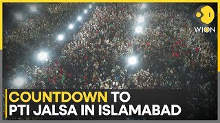 Pakistan Protest PTI Jalsa in Islamabad expected to be a major show of strength  WION [upl. by Hayn]