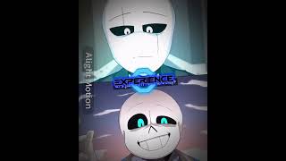 Gaster VS Sans 1v1 undertale glitchtale sans SPEACE [upl. by Enneles]