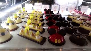 Amorettes Patisserie Disney Springs  Trying some Disney Themed Treats [upl. by Eilyw517]