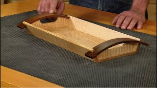 Building a CurvedHandle Serving Tray [upl. by Anpas42]