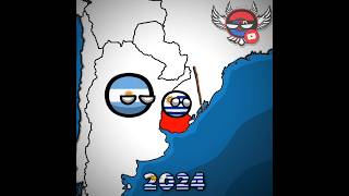 Uruguays History 🇺🇾🐢  countryballs uruguay history education shorts [upl. by Dubenko]