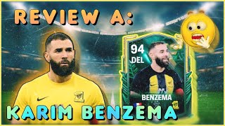 REVIEW A KARIM BENZEMA DE GRL 94  FC MOBILE 24 [upl. by Illib]