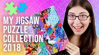 My UPDATED Jigsaw Puzzle Collection 2018 [upl. by Onaimad]