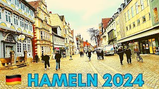 Hameln 2024 🇩🇪4k Walking GermanyDeutschland [upl. by Blane]