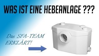 Erklärung Hebeanlage  SFA SANIBROY  German HD [upl. by Lebatsirc184]