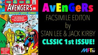 AVENGERS FACSIMILE EDITON REPRINTS 1st issue Classic By Stan Lee amp Jack Kirby [upl. by Clo]