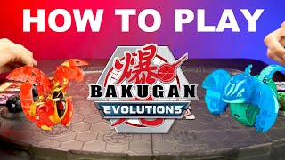 HOW TO PLAY BAKUGAN  Trading Card Game Rules amp Battle Strategy  2022 Bakugan Evolutions TOY amp TCG [upl. by Angi710]