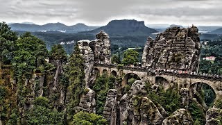 BASTEI  Der Aussichtspunkt im Elbsandsteingebirge  Sächsische Schweiz  2017 [upl. by Ikkir]