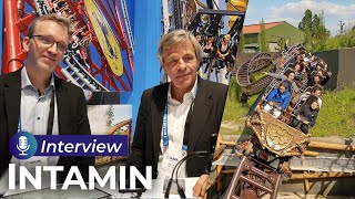 INTERVIEW Sascha Czibulka amp Daniel Schoppen Intamin IAAPA Expo Europe 2022 [upl. by Ittap]