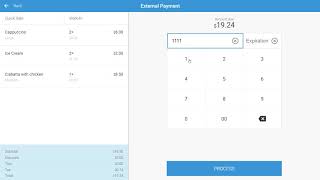 Process an External Payment  eHopper POS [upl. by Ellehsor784]