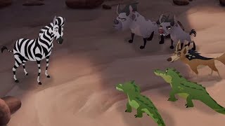 Lion Guard Saving Thurston  The Zebra Mastermind HD Clip [upl. by Evars]