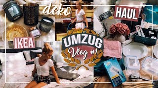 UMZUGSVLOG 1  Haul Ikea Woolworth Höffner  JustSayEleanor ♡ [upl. by Niuqaoj]