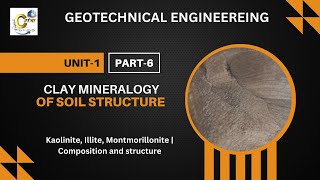 Lecture 5  Clay Mineralogy of Soil  Kaolinite Illite Montmorillonite  Composition and structure [upl. by Tterab]