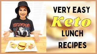 3 Quick KetoLow Carb Lunch Ideas  Less Than 5 minutes [upl. by Greysun]