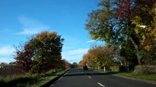 Autumn Road To Lauder Borders of Scotland [upl. by Honig762]