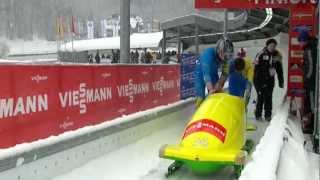 Australian bobsled crashed in Königssee [upl. by Isidore329]