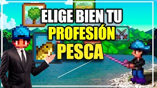 ✅La Importancia al Elegir tu PROFESIÓN en Stardew Valley I Guía Habilidades PESCA [upl. by Annawad222]