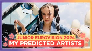 🇪🇸 Junior Eurovision Song Contest 2024 • My Prediction Of The Artists [upl. by Nesto]