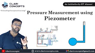 Pressure Measurement using Piezometer Hindi [upl. by Eelarat]