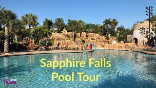 Lowes Sapphire Falls Resort Pool Tour at Universal Orlando Resort [upl. by Airuam587]