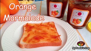 Orange Marmalade RecipePerfectly Set Marmalade Without Artificial Pectin [upl. by Pega487]