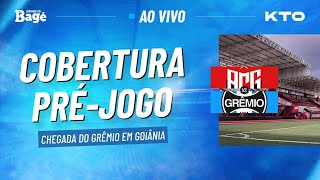 AO VIVOCHEGADA DO GRÊMIO EM GOIÂNIA DIRETO DE GOIÁS [upl. by Maise]