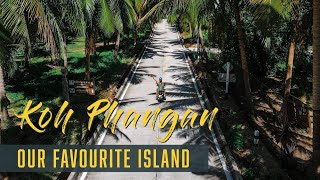 Koh Phangan 🔴 Livestream  Beach walking tour  Streets of Thailand [upl. by Ahsitel]