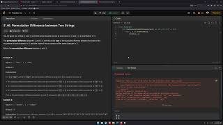 Leetcode 3146 Permutation Difference between Two Strings [upl. by Kcirdde531]