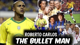 How great is Roberto Carlos remembering the legend of power shoot  Real Madrid  Brazil [upl. by Vida]