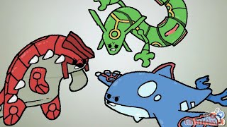 Rayquaza Groudon and Kyogre in a Nutshell [upl. by Lleira159]