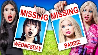 Wednesday Addams and Barbie are Missing Good Boyfriend vs Bad Boyfriend  Funny Situations [upl. by Enilorak]