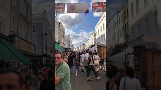 Portobello Road Market ✨✨✨portobelloroadmarket explorelondon timeoutlondon walksandvisits [upl. by Infield830]