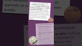 Journal interactif inédit anxiete gestiondustress gestiondesémotions therapie santementale [upl. by Gnen342]