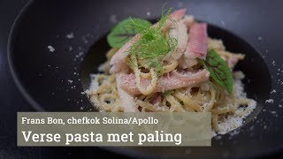 Verse pasta met gerookte paling en kruidenroomsaus [upl. by Ennasor209]