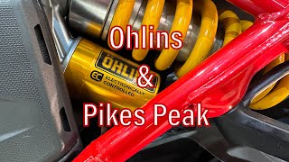 Ohlins Suspension on the Ducati Multistrada V4 Pikes Peak [upl. by Euqinommod]