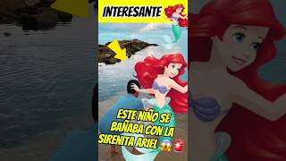 Se bañaba con la sirenita Ariel 😰😱esto es increíble 😰😱 [upl. by Adneram]